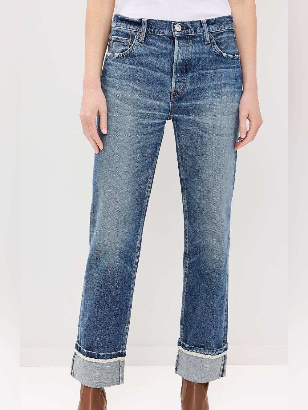 NWT MOUSSY VINTAGE MV Sumterville Straight Jeans Blue 25